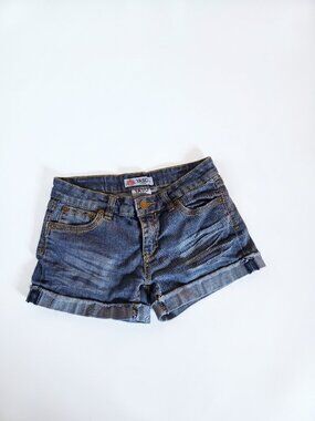 YASO Denim Cutoff Shorts Cuffed Hem Size 12 Junior